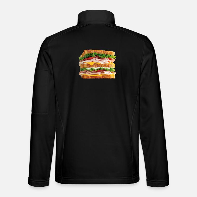 Sandwich - Unisex Softshelljacke - Schwarz
