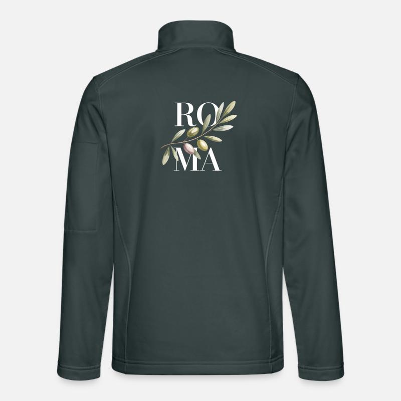 ROMA – Olive Branch Unisex Softshell Jacket