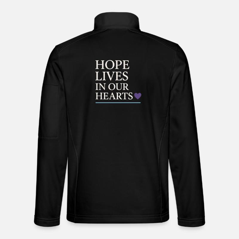 Suicide Loss Remembrance Walk Suicide - Unisex Softshell Jacket - black