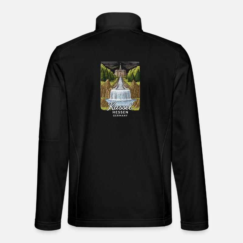 Kassel - Unisex Softshelljacke - Schwarz
