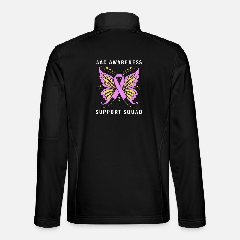 AAC Kommunikation Gebärdensprache SLP - Unisex Softshelljacke - Schwarz