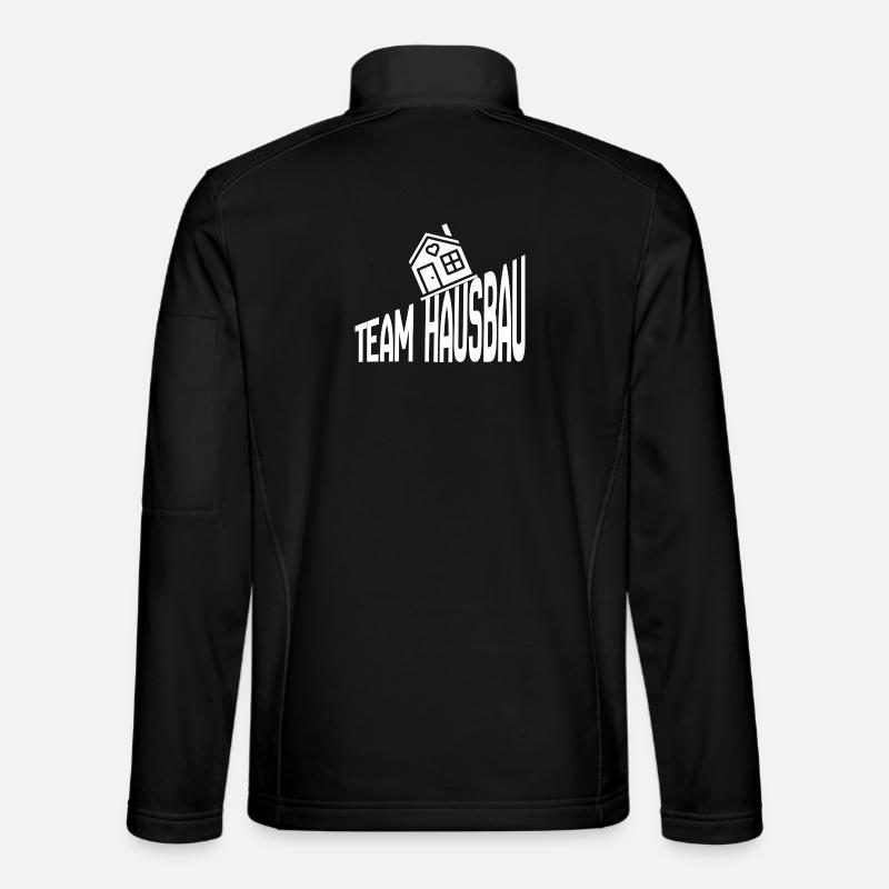 Team House Construction - Unisex Softshell Jacket - black