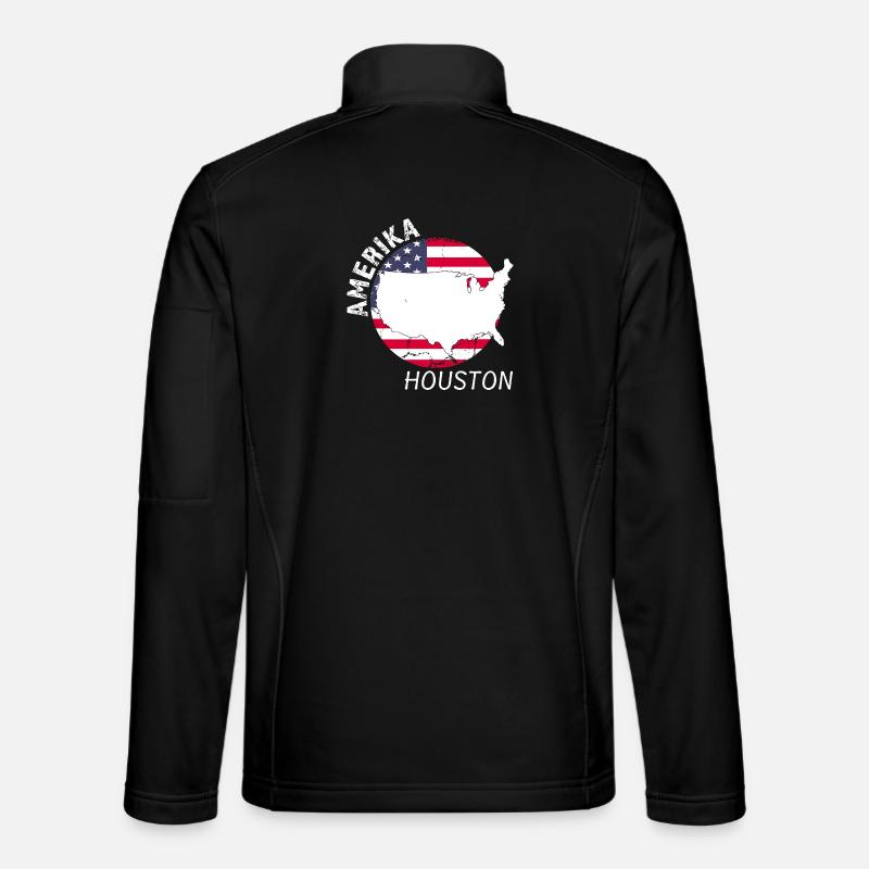 Houston - Unisex Softshelljacke - Schwarz