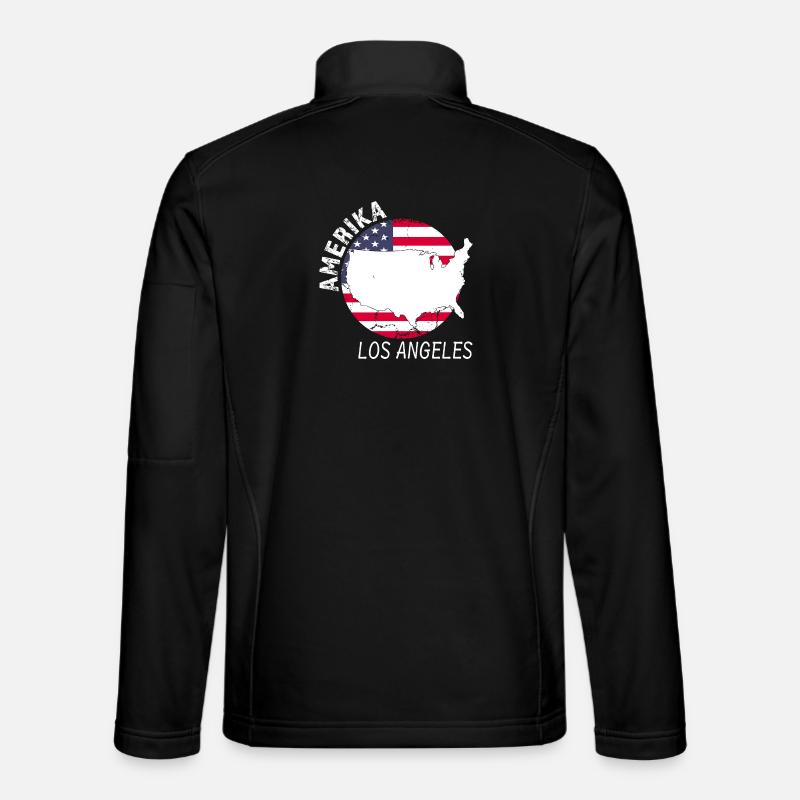 Los Angeles - Unisex Softshell Jacket - black
