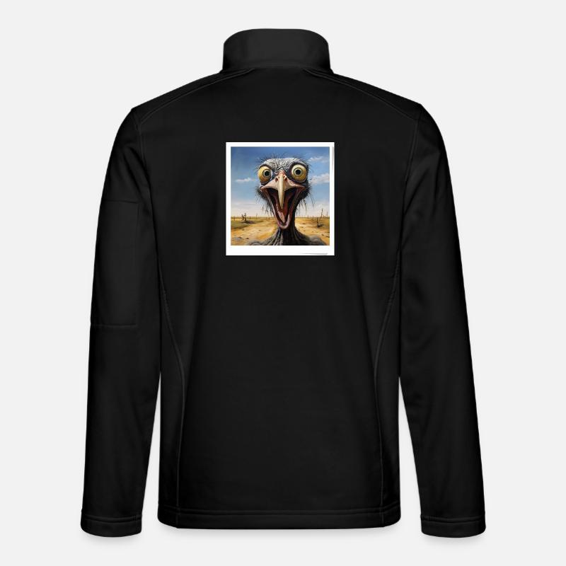 Screaming bouquet in the desert - Unisex Softshell Jacket - black
