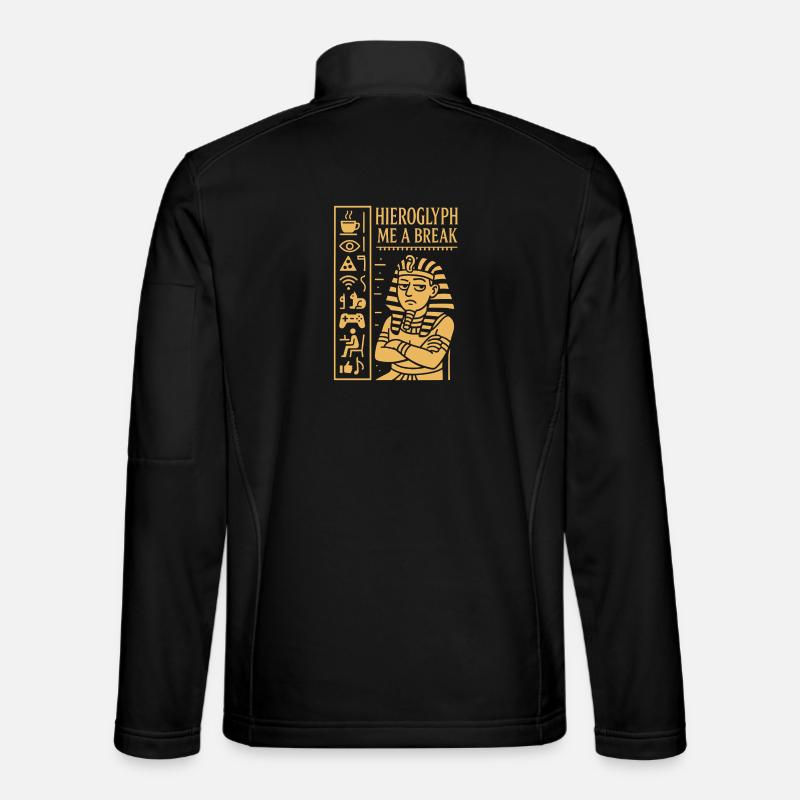 Pharaoh Archaeology in Ancient Egypt - Unisex Softshell Jacket - black