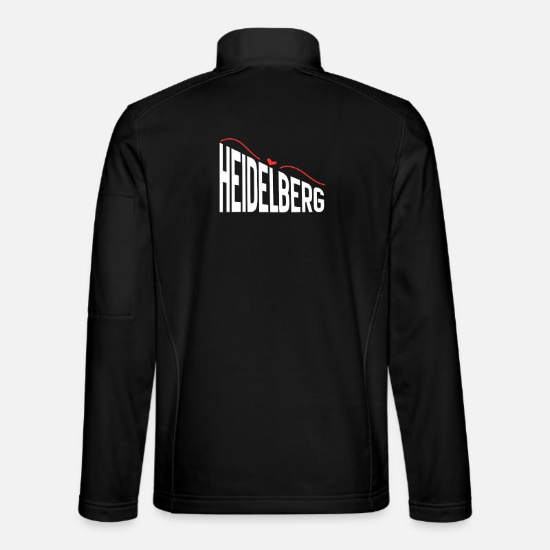 Heidelberg - Unisex Softshelljacke - Schwarz