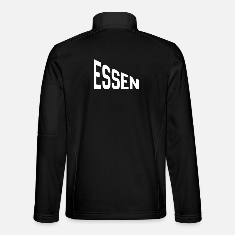 Essen - Unisex Softshelljacke - Schwarz