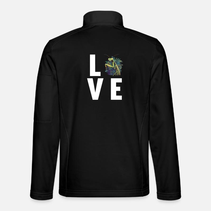 Gottesanbeterinnen Gottesanbeterin - Unisex Softshelljacke - Schwarz