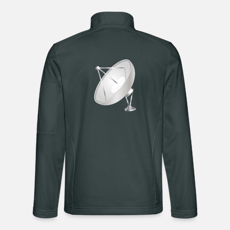Antenne paraboise à l’aspect moderne et net Veste en tissu softshell Unisexe