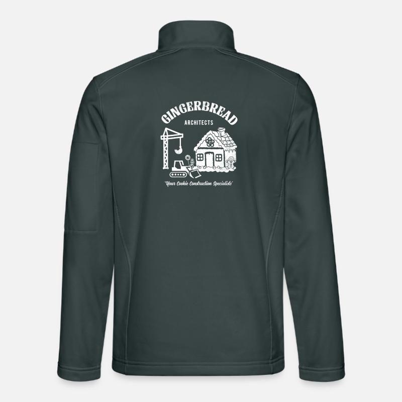 Gingerbread architects your cookie construction Unisex Softshell Jacket