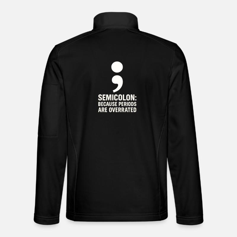 Grammatik Oxford Comma Language Rules - Unisex Softshelljacke - Schwarz