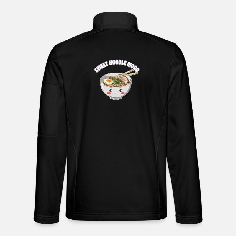 ramen - Unisex Softshell Jacket - black