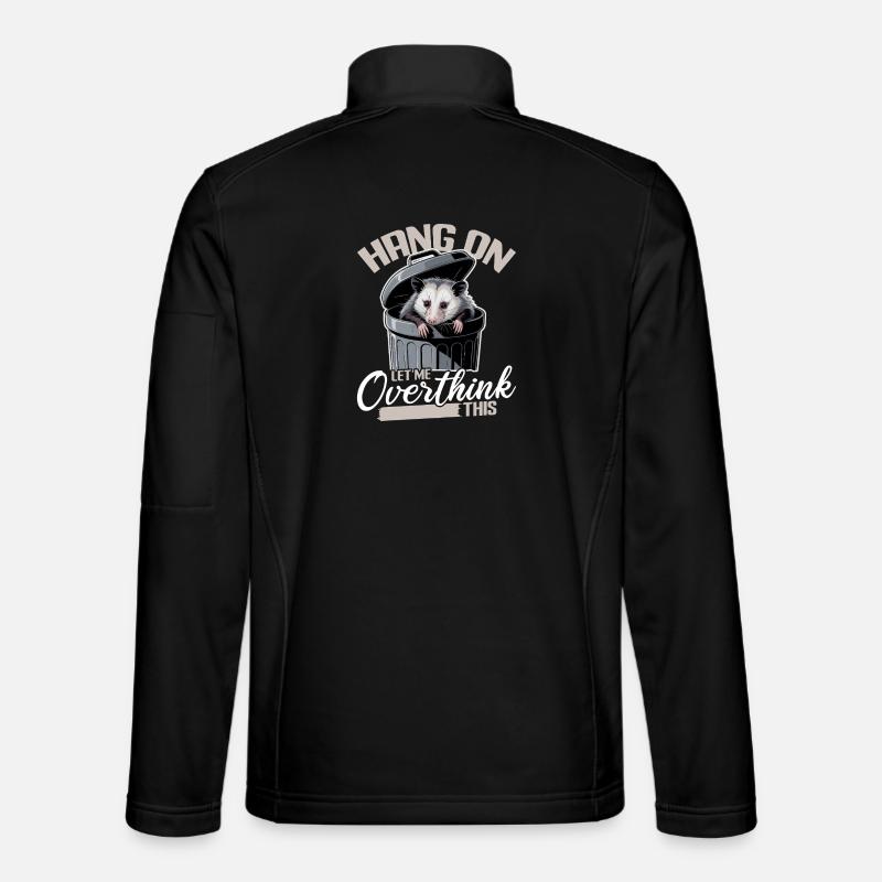 Funny Opossum - Unisex Softshell Jacket - black