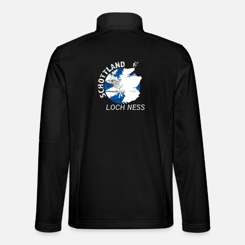 Loch Ness - Unisex Softshell Jacket - black