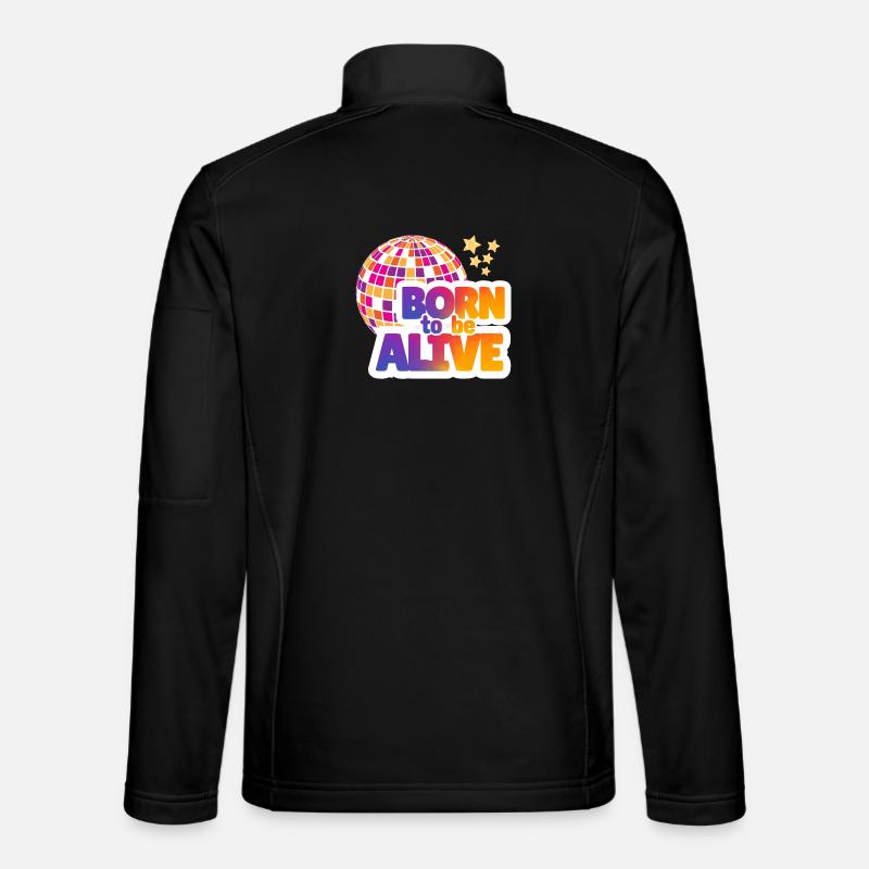 Born to be alive - Unisex Softshell Jacket - black