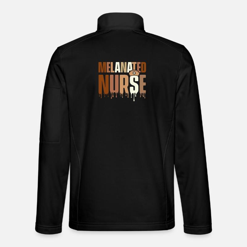 Melanated Nurse – HBCU Melanin Pride Unisex Softshell Jacket