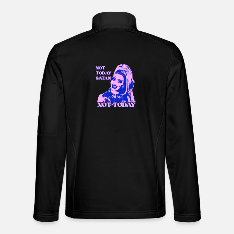 Nicht heute Satan Pop Art - Unisex Softshelljacke - Schwarz
