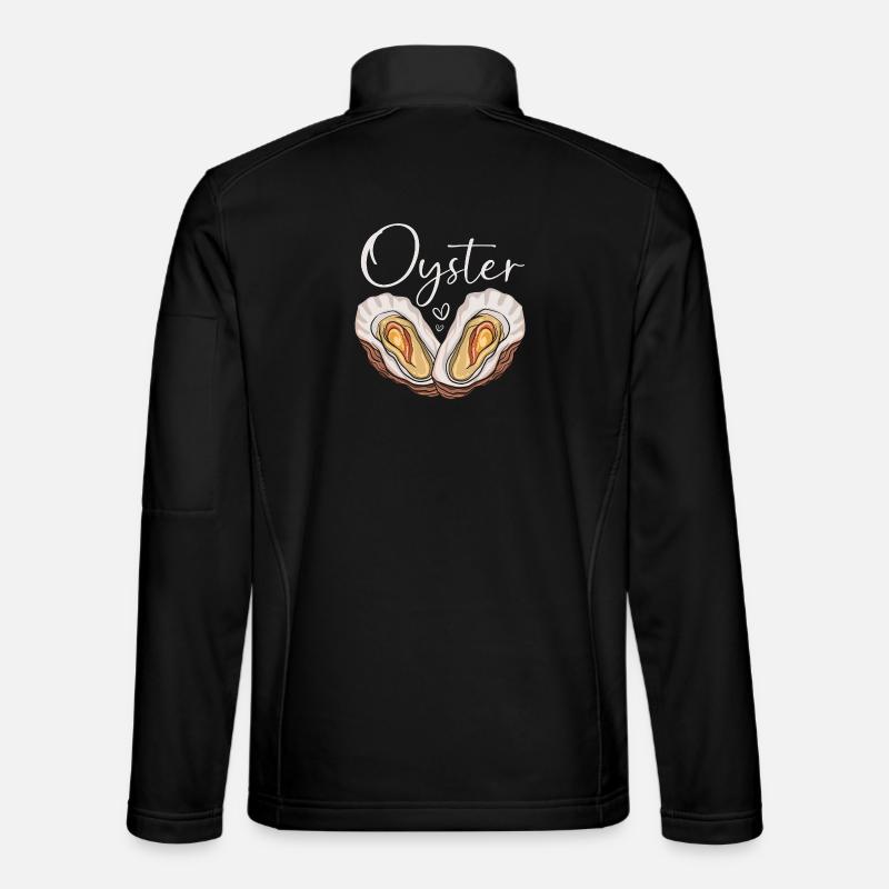 Oysters - Unisex Softshell Jacket - black