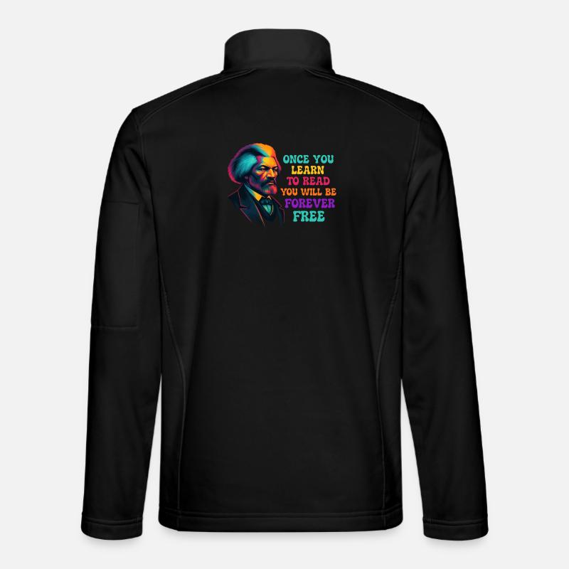 Une fois que tu auras appris à lire, tu seras libre Veste en tissu softshell Unisexe
