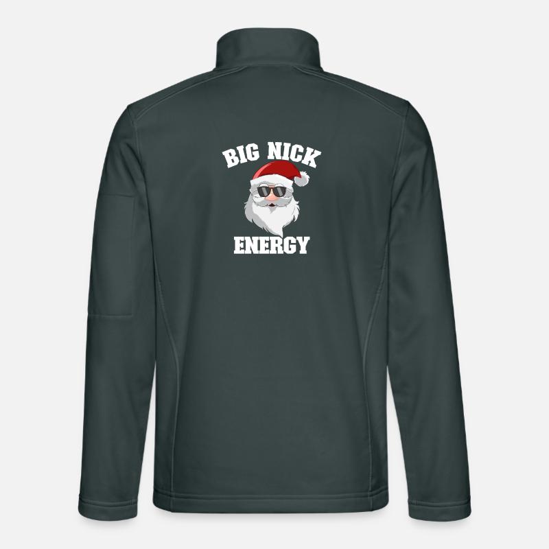 Weihnachtsmann, lustiges Weihnachten, große Nick-E Unisex Softshelljacke