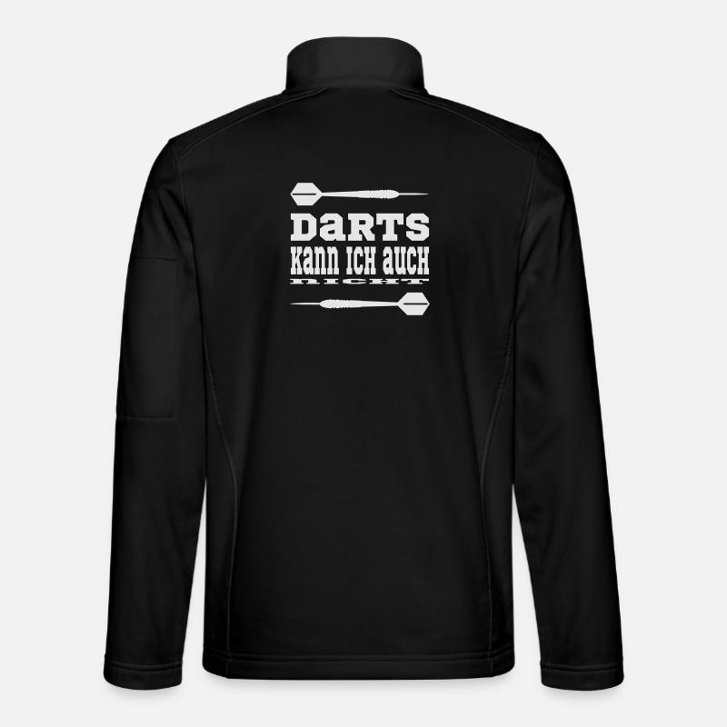 Darts Player - Unisex Softshell Jacket - black