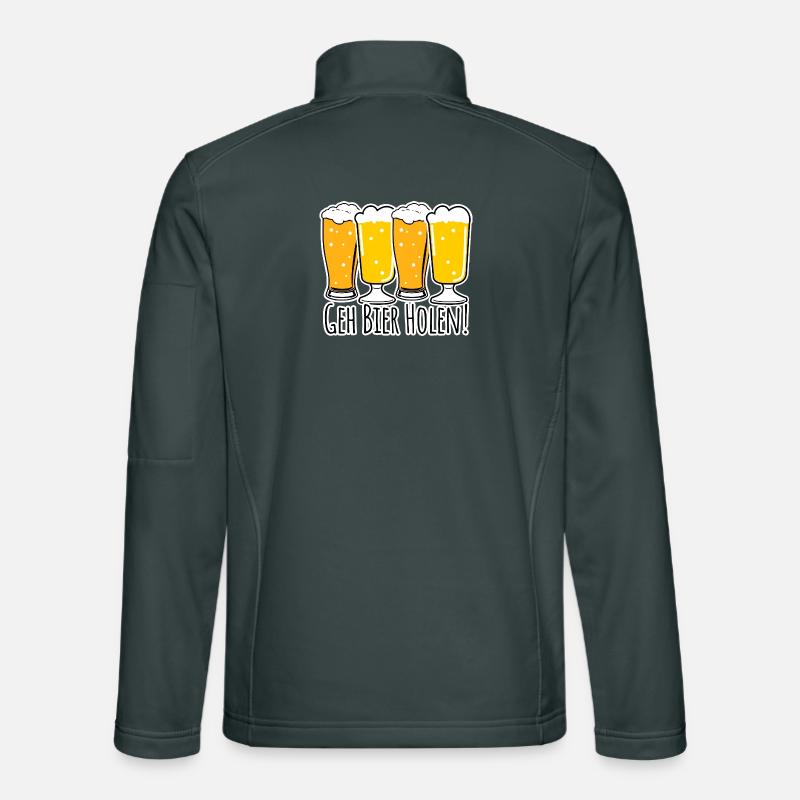 Go get beer! Unisex Softshell Jacket
