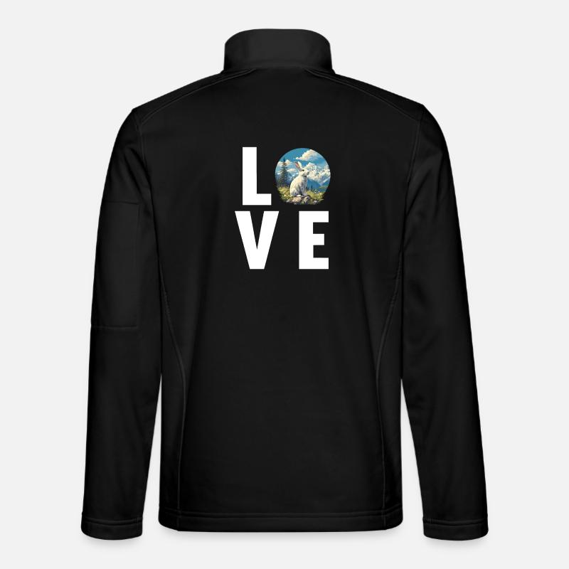 Lapin Lapin - Veste en tissu softshell Unisexe - noir