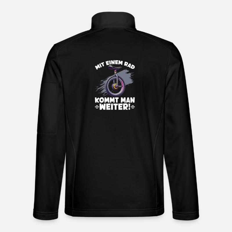 Avec une seule roue, on va plus loin Veste en tissu softshell Unisexe