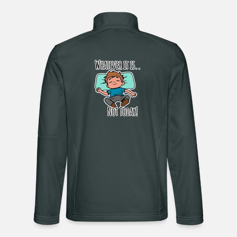 Peu importe de quoi il s’agit – pas aujourd’hui ! Veste en tissu softshell Unisexe