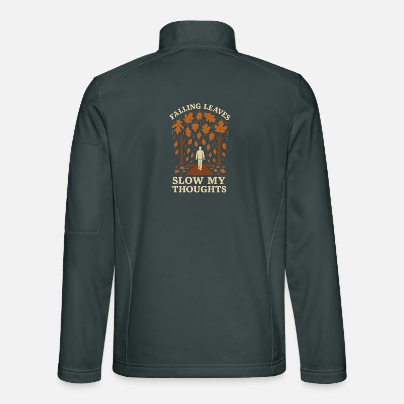 Forest Walk Overthinker Mental Reset Unisex Softshell Jacket
