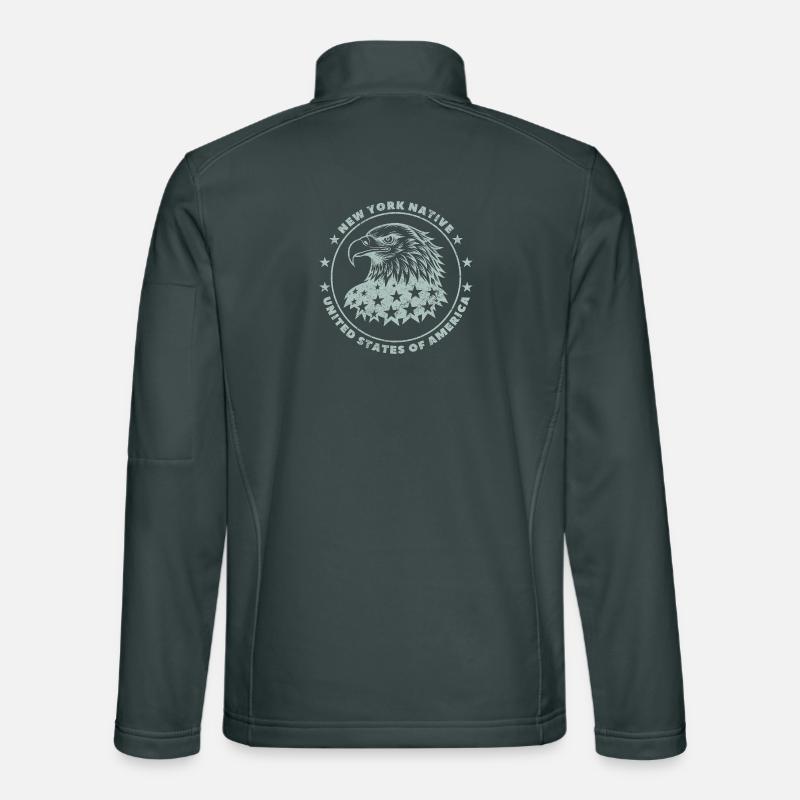 New York Native - USA Bald Eagle Unisex Softshell Jacket