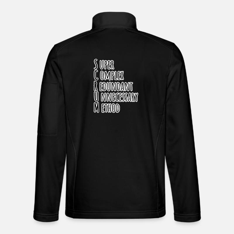 Scrum Master Daily Team Backlog Refinement! Agil! Unisex Softshelljacke