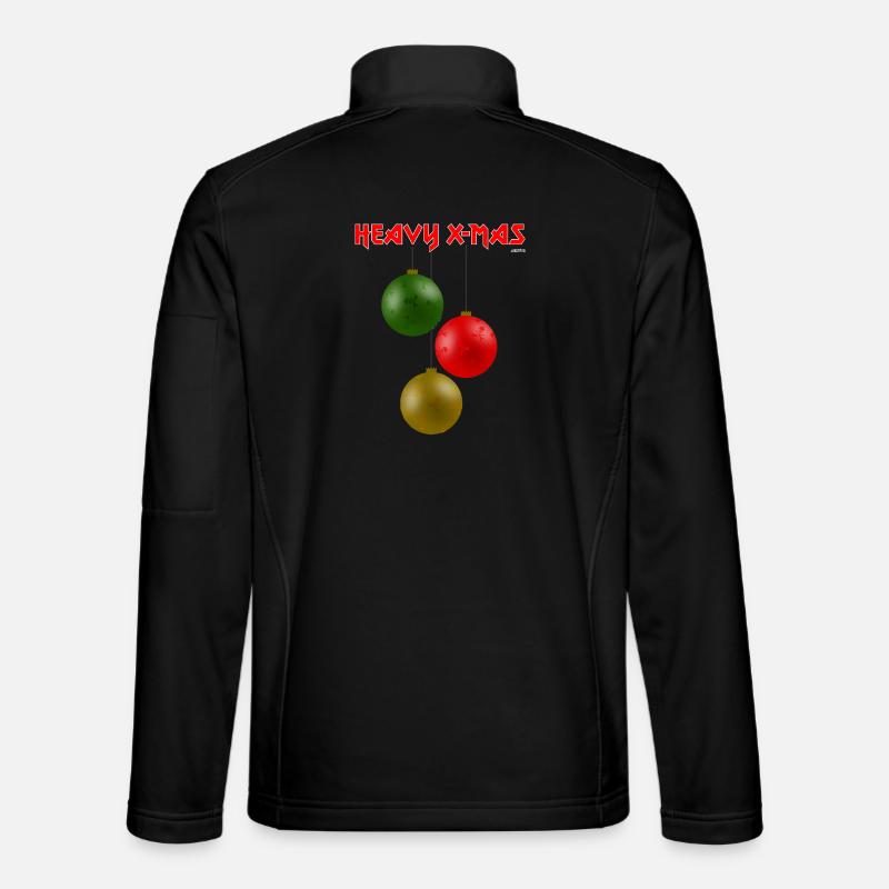 HEAVY X-MAS, traditionell - Unisex Softshelljacke - Schwarz