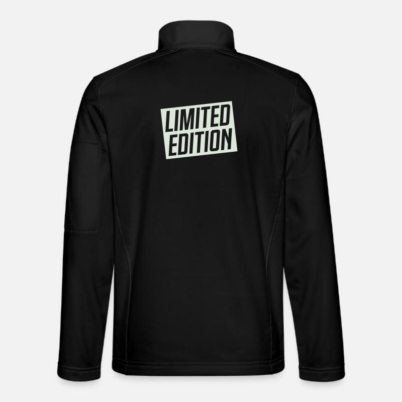 Limited Edition Stamp Design - Unisex Softshell Jacket - black