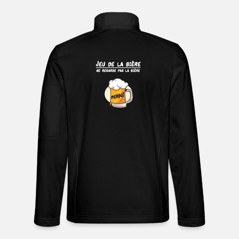 Das Bierspiel - Unisex Softshelljacke - Schwarz