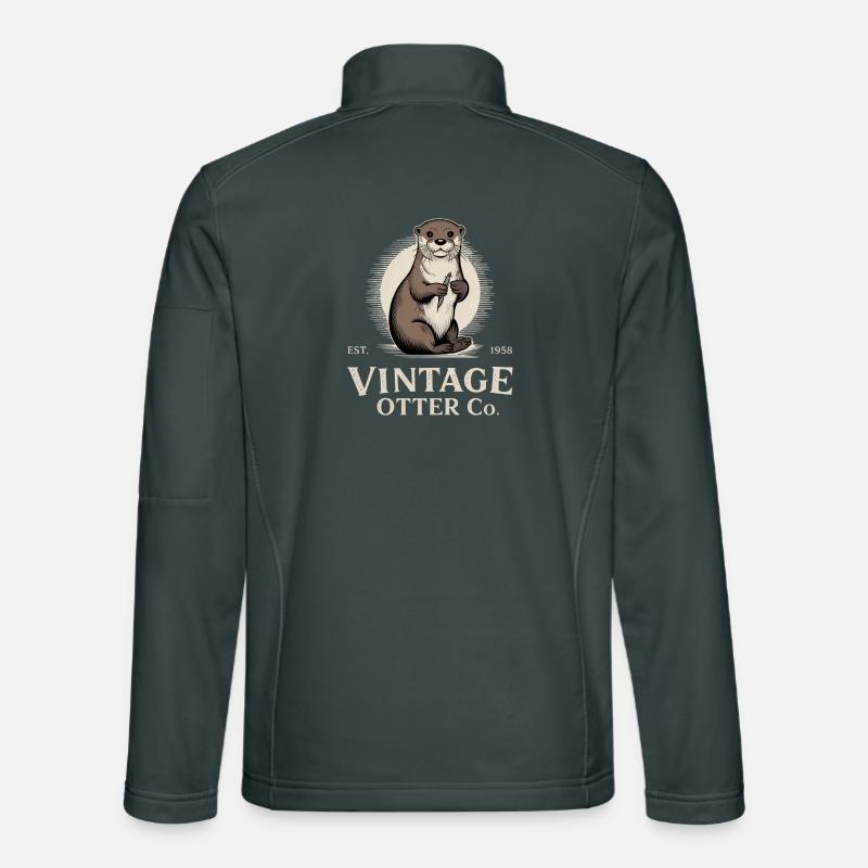 Vintage Otter Unisex Softshelljacke