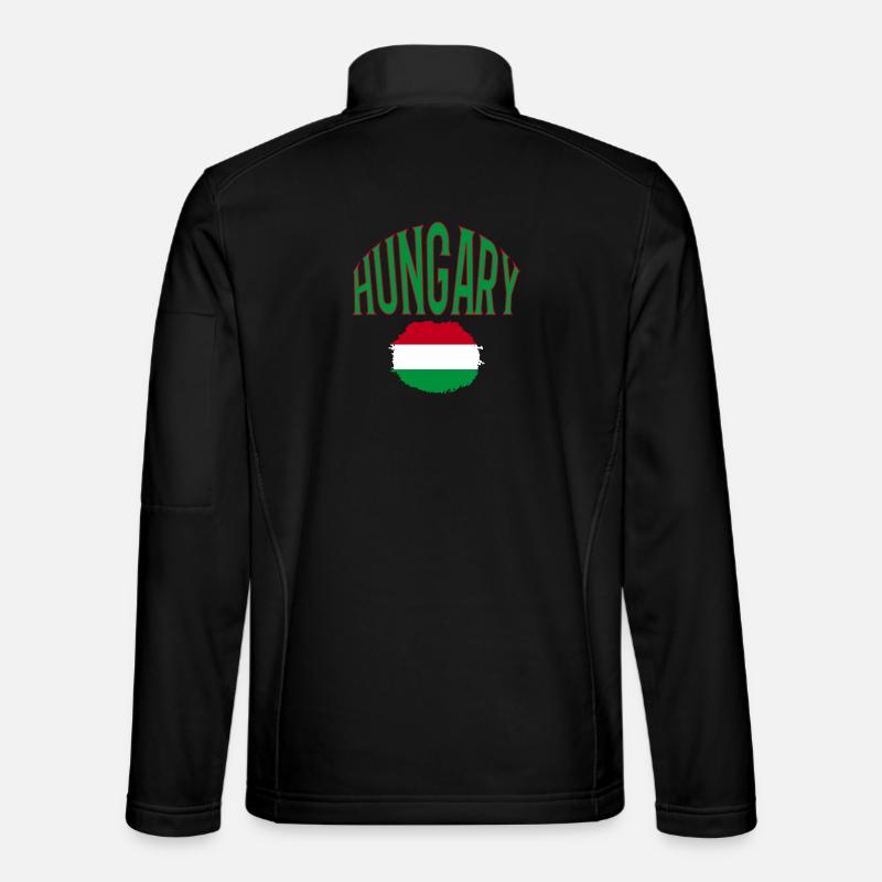 Hungary - Unisex Softshell Jacket - black
