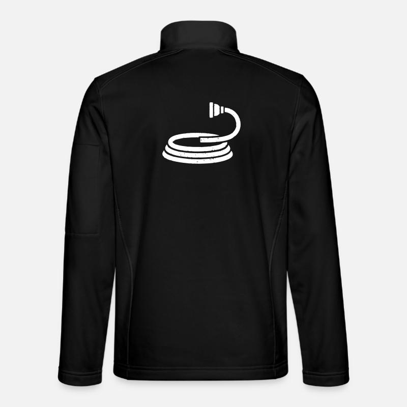Garden Hose Hose Garden Water - Unisex Softshell Jacket - black