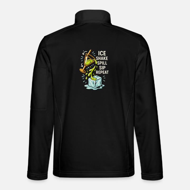 Shaker Steckt Fest Anfänger-mixologe - Unisex Softshelljacke - Schwarz