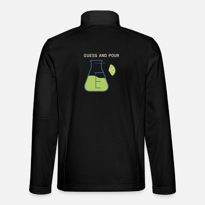 Shaker Stuck Beginner Mixologist - Unisex Softshell Jacket - black
