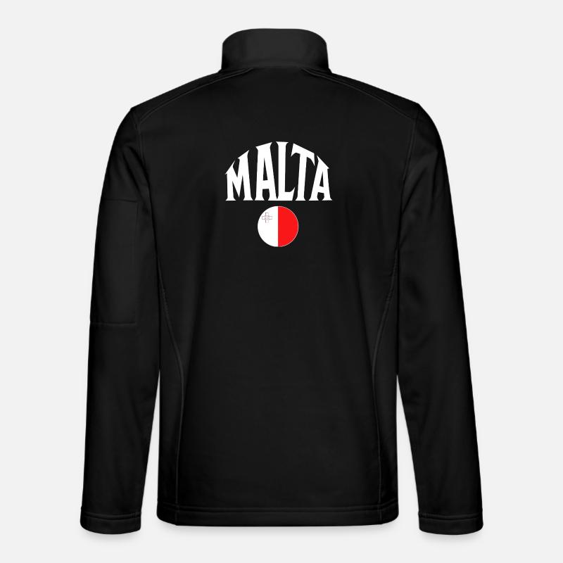 Malta - Unisex Softshelljacke - Schwarz