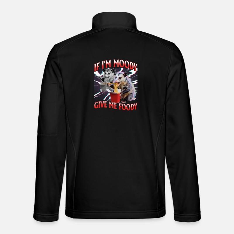 Funny Opossum - Unisex Softshelljacke - Schwarz