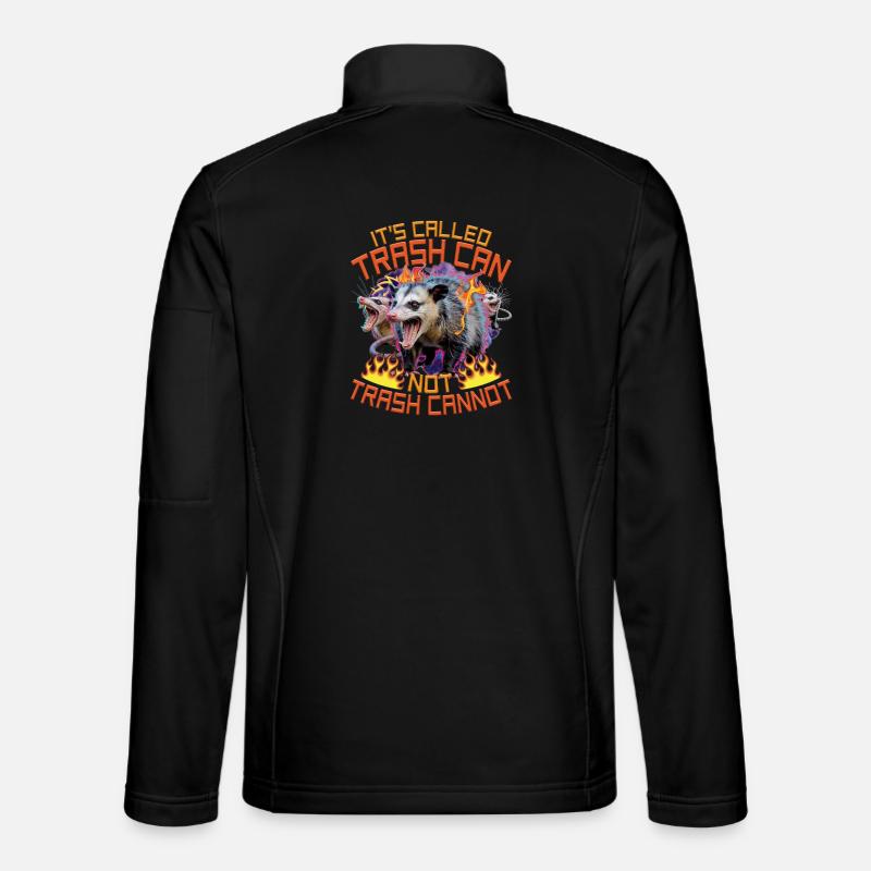 Funny Opossum - Unisex Softshell Jacket - black