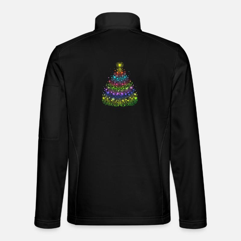 Christmas tree - Unisex Softshell Jacket - black