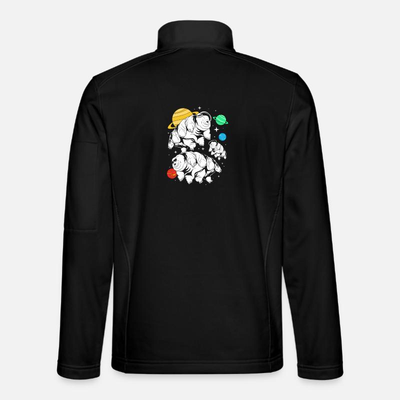 Tardigrade Tardigrade Ours d’eau tardigrade - Veste en tissu softshell Unisexe - noir