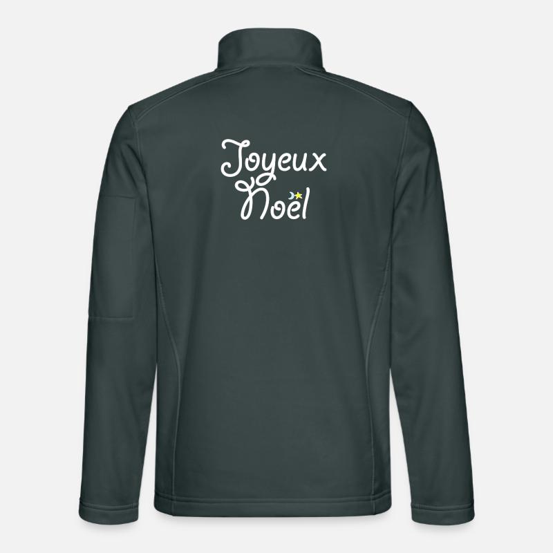 Joyeux Noël Veste en tissu softshell Unisexe