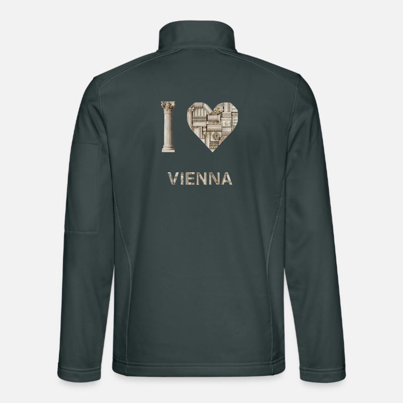 Vienne – Architecture monumentale Veste en tissu softshell Unisexe