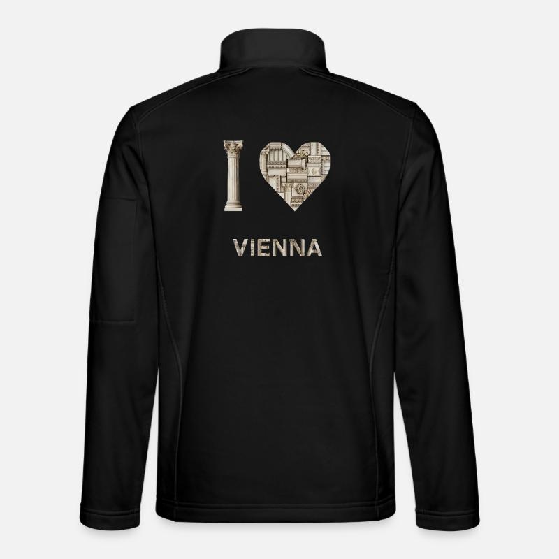 Vienne – Architecture monumentale - Veste en tissu softshell Unisexe - noir