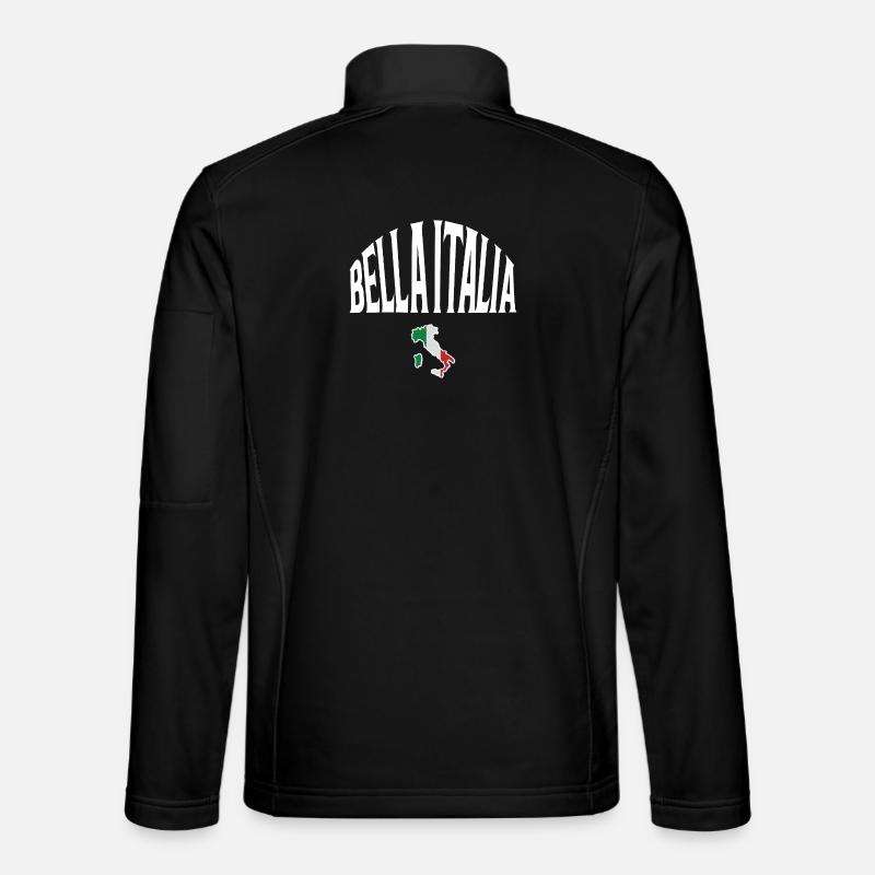 Bella Italia - Unisex Softshelljacke - Schwarz